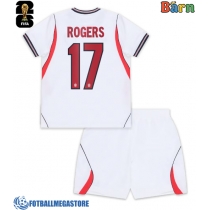 Fotballdrakt Barn England Morgan Rogers #17 Hjemmedraktsett VM 2026 Kortermet (+ Korte bukser)